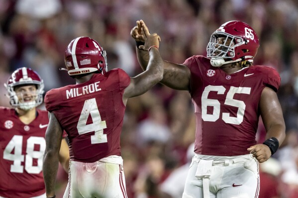 No longer in top 10 Alabama hosts Ole Miss in an SEC West